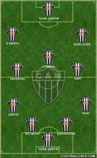 C Atlético Mineiro Formation 2015