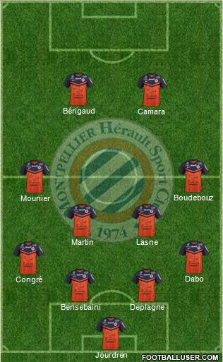 Montpellier Hérault Sport Club Formation 2015
