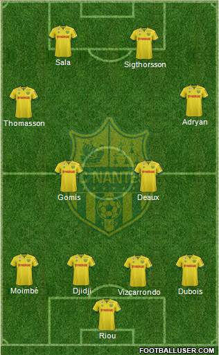 FC Nantes Formation 2015
