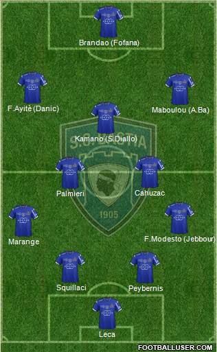 Sporting Club Bastia Formation 2015