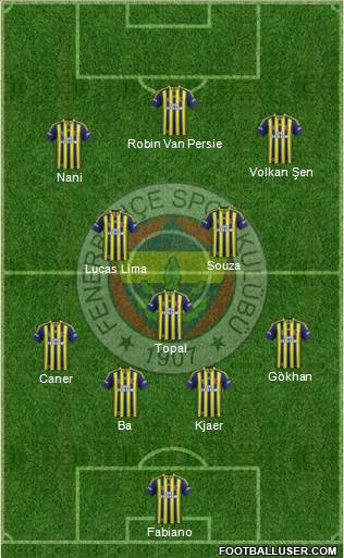 Fenerbahçe SK Formation 2015