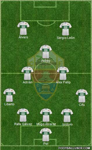 Elche C.F., S.A.D. Formation 2015