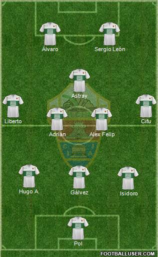 Elche C.F., S.A.D. Formation 2015