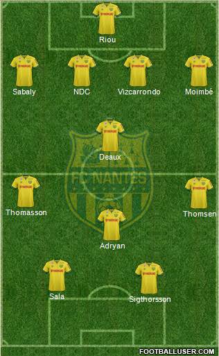 FC Nantes Formation 2015
