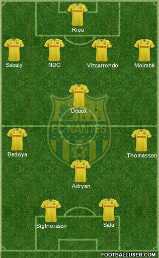 FC Nantes Formation 2015