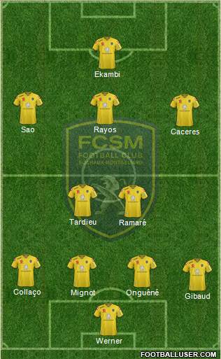 FC Sochaux-Montbéliard Formation 2015