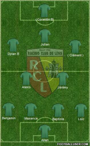 Racing Club de Lens Formation 2015
