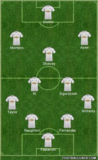 Swansea City Formation 2015