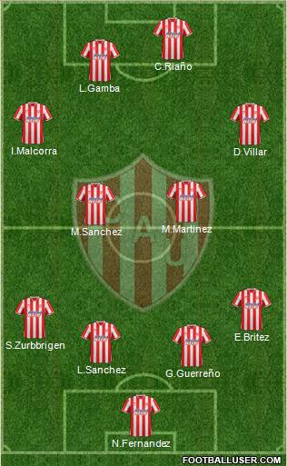 Unión de Santa Fe Formation 2015