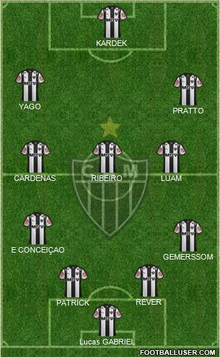 C Atlético Mineiro Formation 2015
