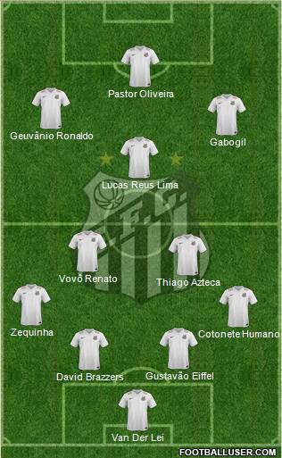 Santos FC Formation 2015