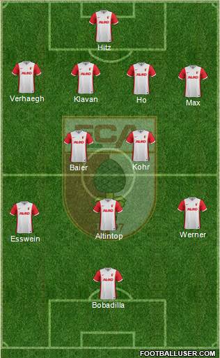 FC Augsburg Formation 2015