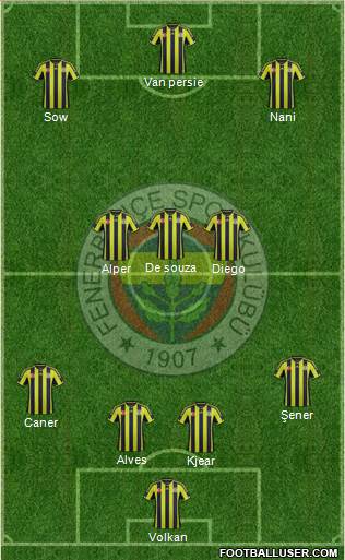 Fenerbahçe SK Formation 2015