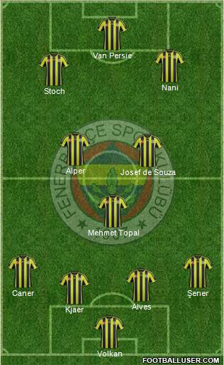 Fenerbahçe SK Formation 2015