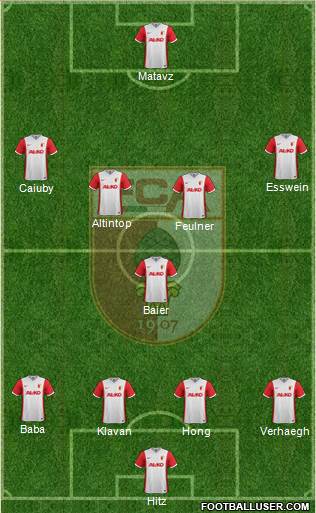 FC Augsburg Formation 2015
