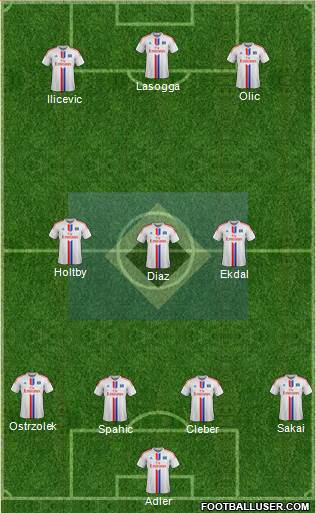 Hamburger SV Formation 2015