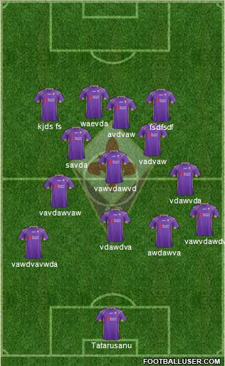 Fiorentina Formation 2015