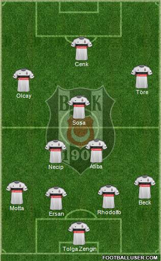 Besiktas JK Formation 2015