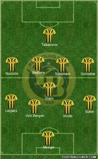 BSC Young Boys Formation 2015
