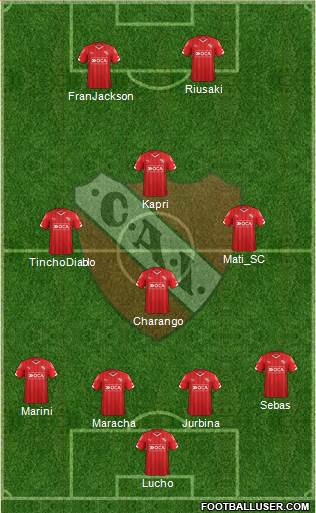 Independiente Formation 2015