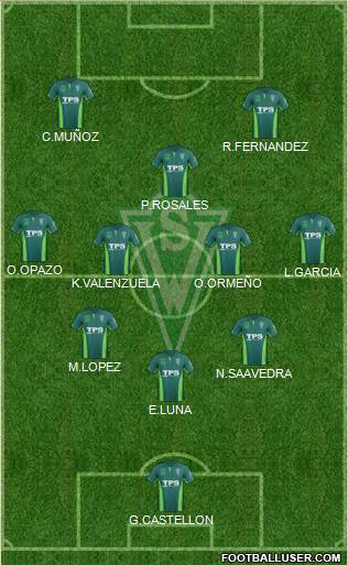 CD Santiago Wanderers S.A.D.P. Formation 2015