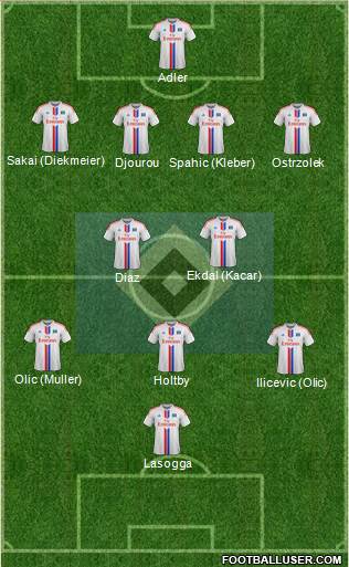 Hamburger SV Formation 2015