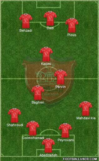 Persepolis Tehran Formation 2015