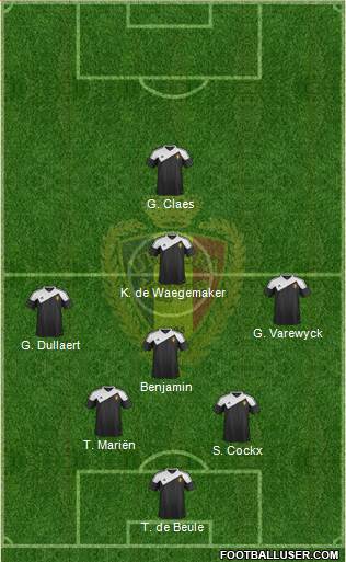 Belgium Formation 2015