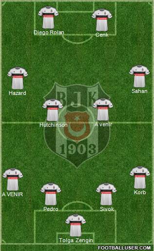 Besiktas JK Formation 2015