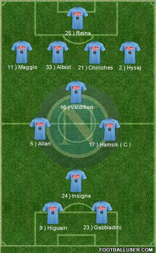 Napoli Formation 2015