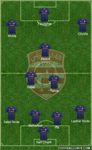 Club Africain Tunis Formation 2015