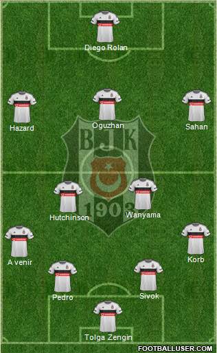 Besiktas JK Formation 2015