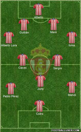 Real Sporting S.A.D. Formation 2015