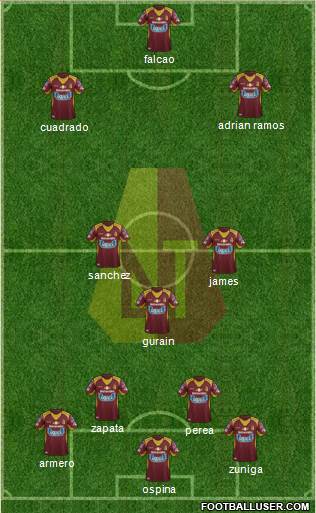 CC Deportes Tolima Formation 2015