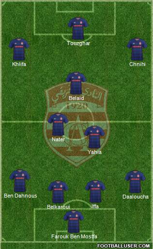 Club Africain Tunis Formation 2015