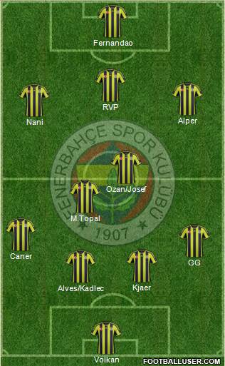 Fenerbahçe SK Formation 2015