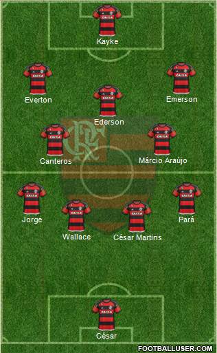 CR Flamengo Formation 2015