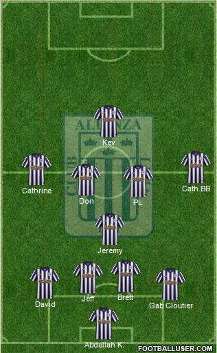 C Alianza Lima Formation 2015