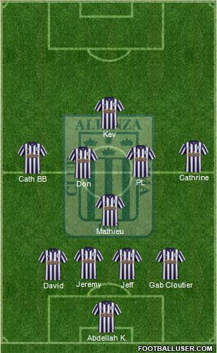C Alianza Lima Formation 2015