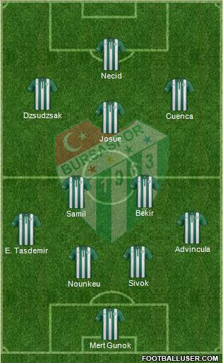 Bursaspor Formation 2015