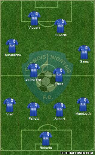 Chamois Niortais Football Club Formation 2015