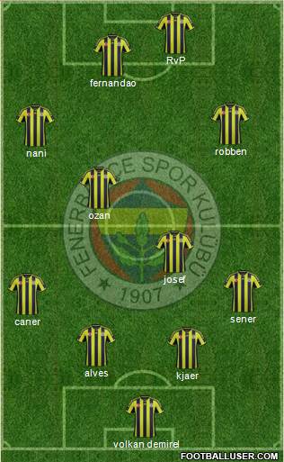 Fenerbahçe SK Formation 2015