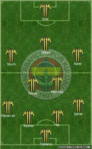 Fenerbahçe SK Formation 2015