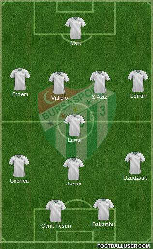 Bursaspor Formation 2015
