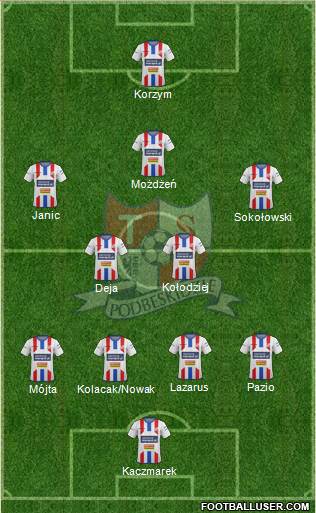 Podbeskidzie Bielsko-Biala Formation 2015