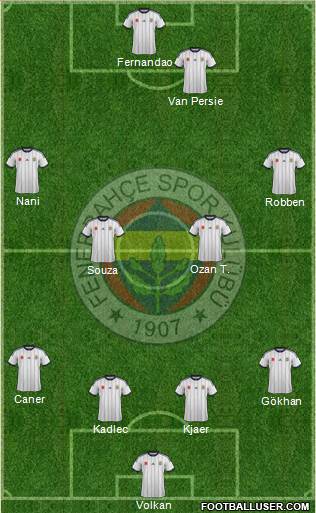 Fenerbahçe SK Formation 2015