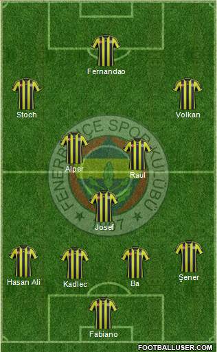 Fenerbahçe SK Formation 2015