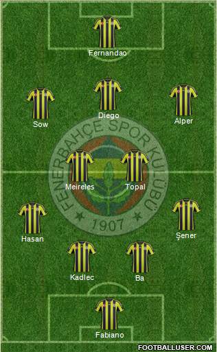Fenerbahçe SK Formation 2015