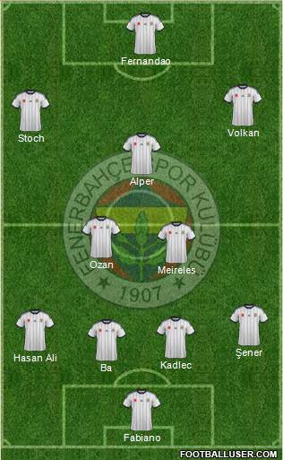 Fenerbahçe SK Formation 2015