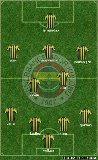 Fenerbahçe SK Formation 2015